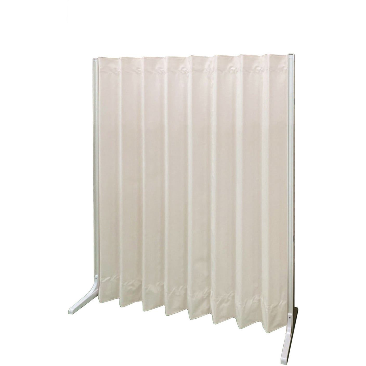 W1500XD340XH1650MM 抗菌アコーディオンスクリーン 直線型 ピンク W1500XD340XH1650MM 1台 東京ブラインド工業 【通販モノタロウ】