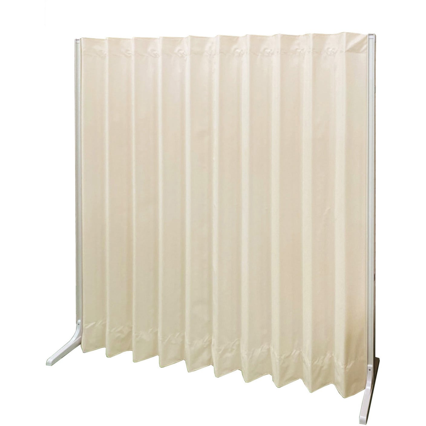 W1800XD340XH1800MM 抗菌アコーディオンスクリーン 直線型 ベージュ W1800XD340XH1800MM 1台 東京ブラインド工業 【通販モノタロウ】 76,890円