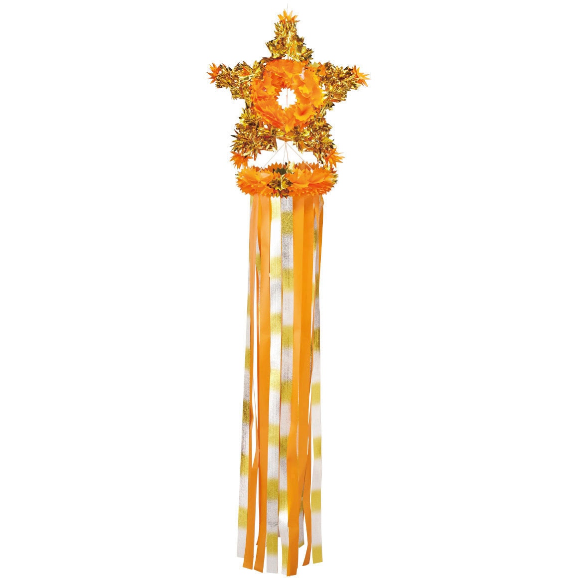 8186-364 夏の装飾品 七夕飾り スター吹き流し 1個 ストア