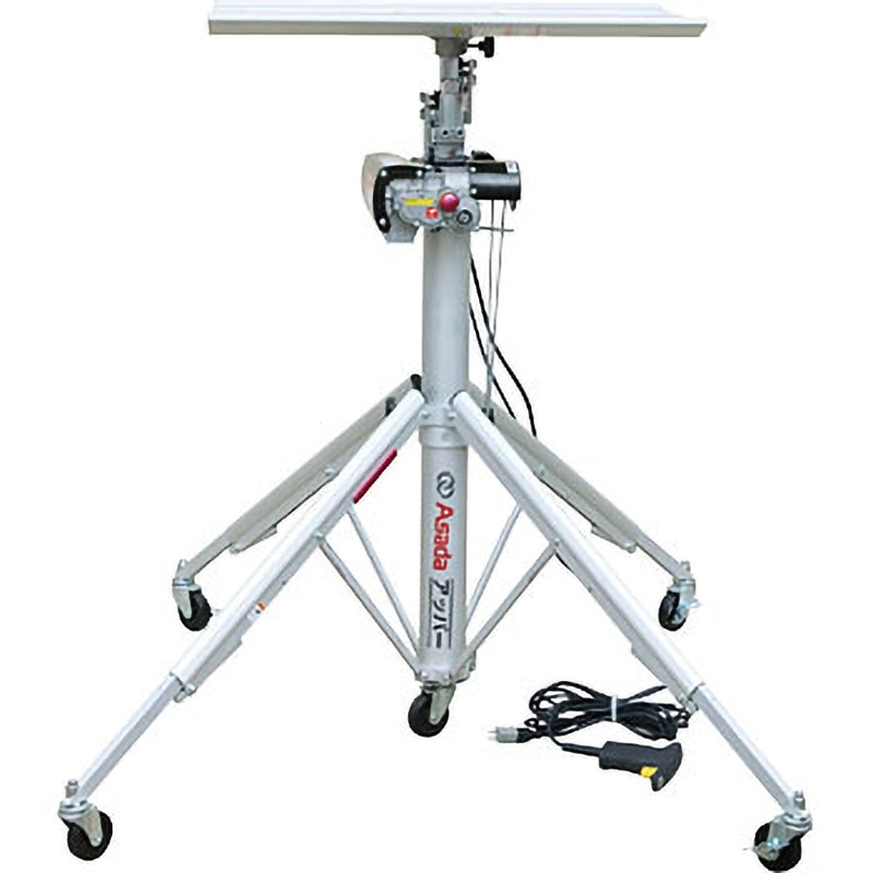 UE330 電動ワイヤーアッパー UE-33C アサダ 脚部キャスター 荷重120kg 電源(V):100(50/60Hz) テーブル幅435mm長さ745mm  UE330
