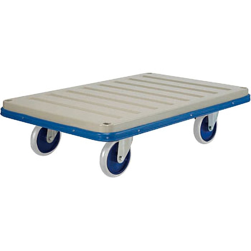 STR-600 特大 ストロング台車 金沢車輌 ノーカーボングレーゴム車輪 スチール/粉体塗装製 荷台寸法1225×775mm 1台 STR-600