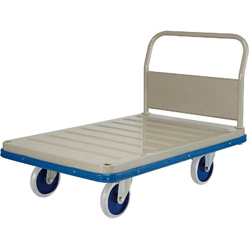 STR-602 特大 ストロング台車 ハンドル固定 金沢車輌 荷重600kg ノーカーボングレーゴム車輪 スチール製