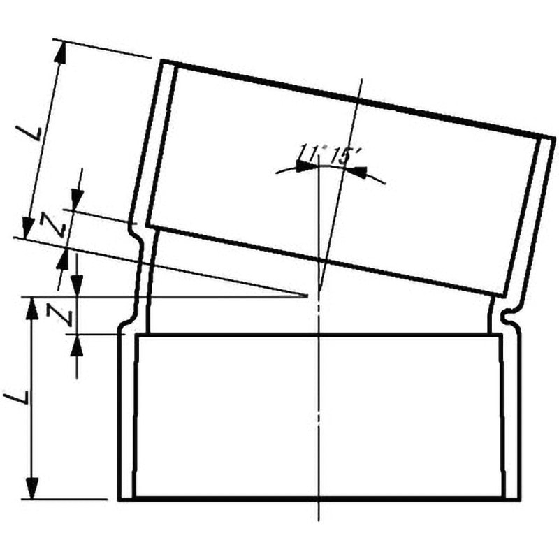 VU11.25L100 VU継手11°1/4エルボ 東栄管機 呼び径100 - 【通販モノタロウ】