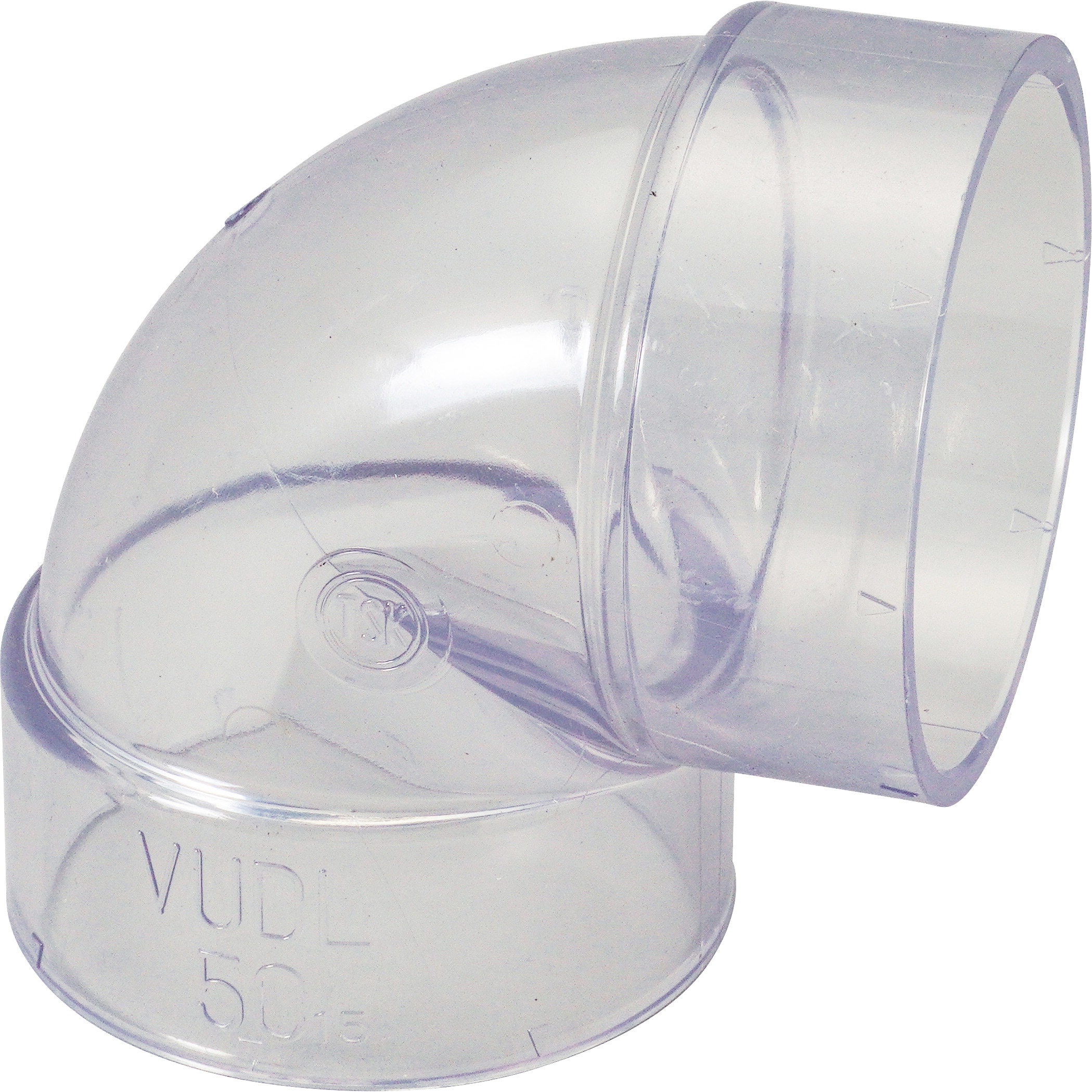 VUDLC50 VU継手90°エルボ 透明 東栄管機 排水 呼び径50 VUDLC50 VUDLC50 VU継手90°エルボ 透明 東栄管機 排水 呼び径50 VUDLC50