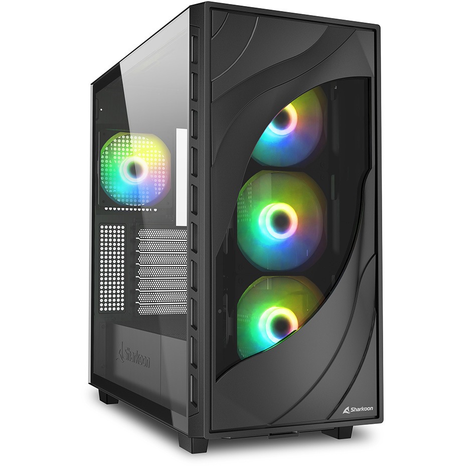 REBEL C80G RGB ミドルタワーケース SHARKOON 対応マザーボードATX/Micro-ATX/Mini-ITX