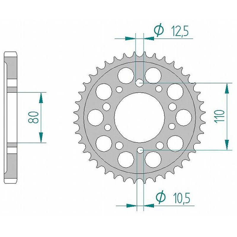 人気SALE，爆買い AFAM スプロケット 530-42 ゼファー1100 ZX-10
