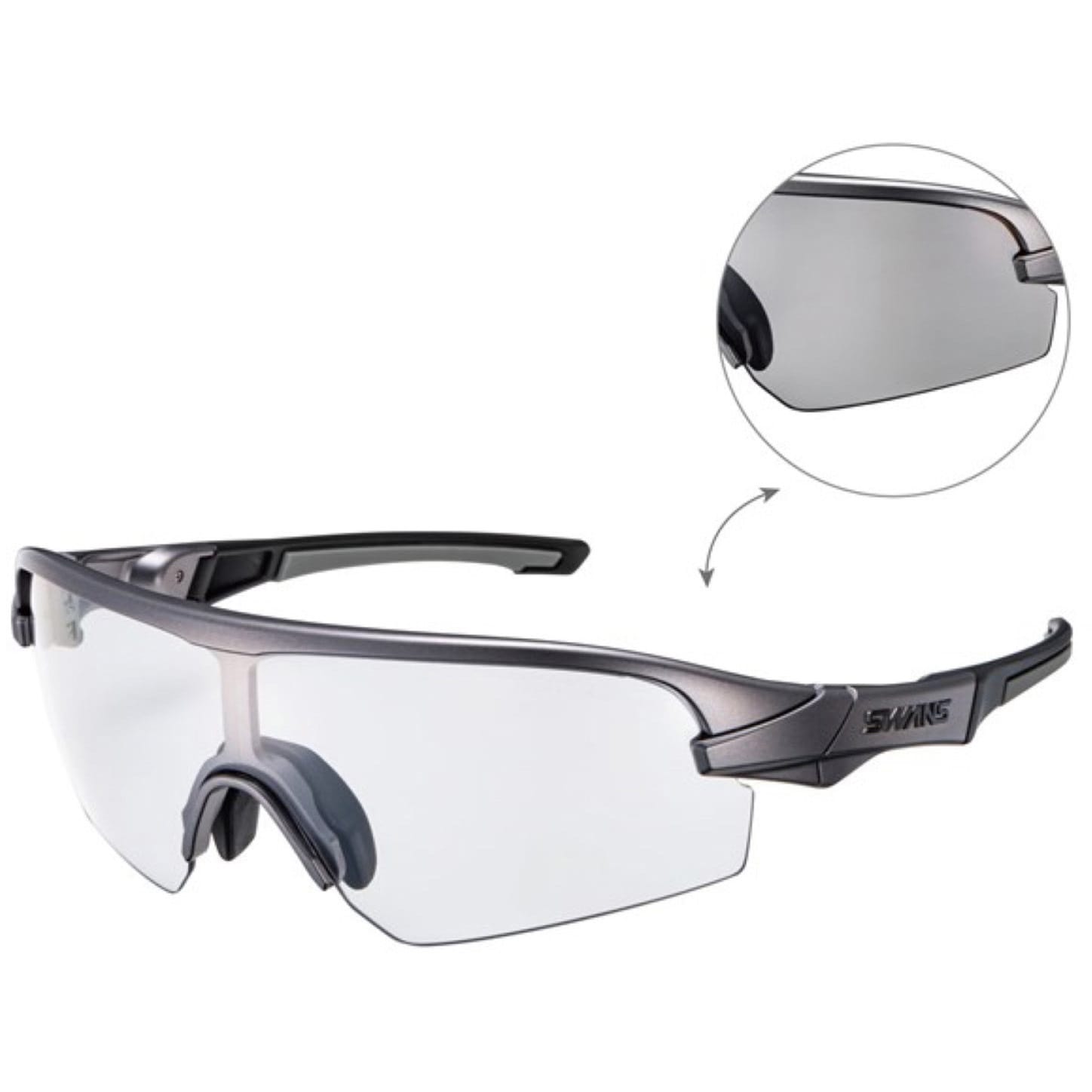 3144009901290 スポーツサングラス STRIX D.A. SWANS レンズ色0066/調光クリア to スモーク 14,585円