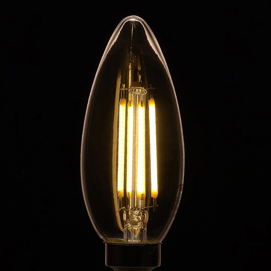 LDC4LG32E17C フィラメントLED シャンデリア形 YAZAWA(ヤザワ
