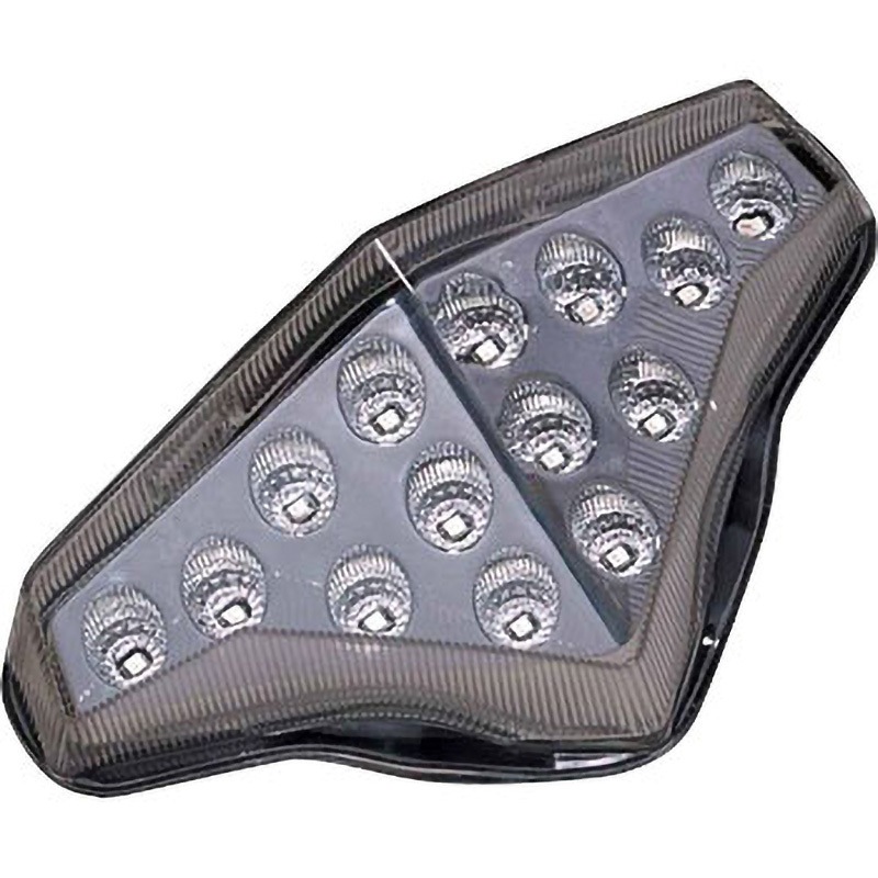 VALENTIジュエルテールランプ メッキ/クリア MTK-1365-CC ジュエルLEDテールランプ VALENTI MOTO クリアレンズ MTK