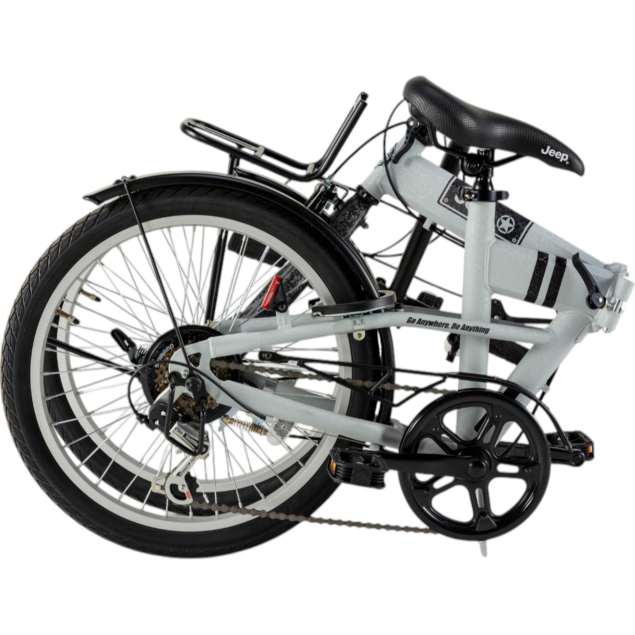 20型6段変速付き折りたたみ自転車 2025モデル【簡易組立品】 Jeep