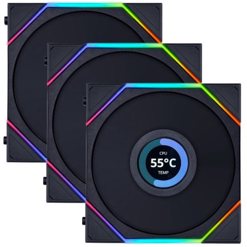 UF-TL120-LCD-WLS-3B 120mmLCDケースファンセット 1個 LIAN LI 【通販モノタロウ】 26,256円