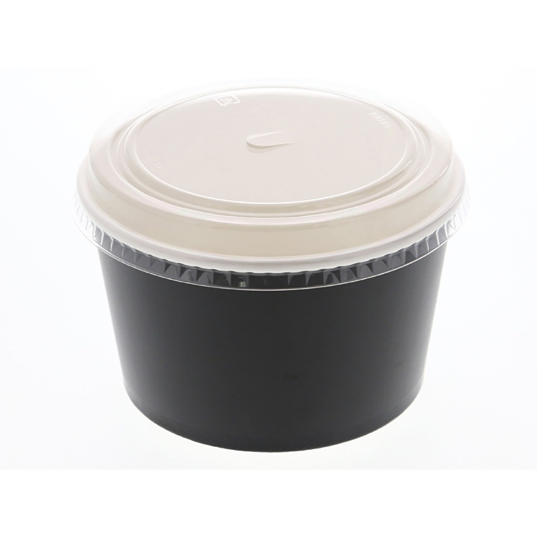 14235 紙容器 KM140-850 本体 黒 1枚(600枚) cotta 【通販モノタロウ】