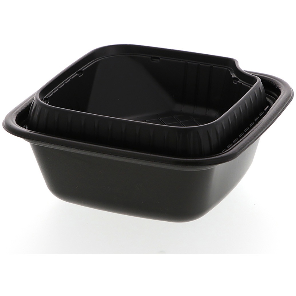 14293 正角丼 中皿 黒 1枚(300枚) cotta 【通販モノタロウ】
