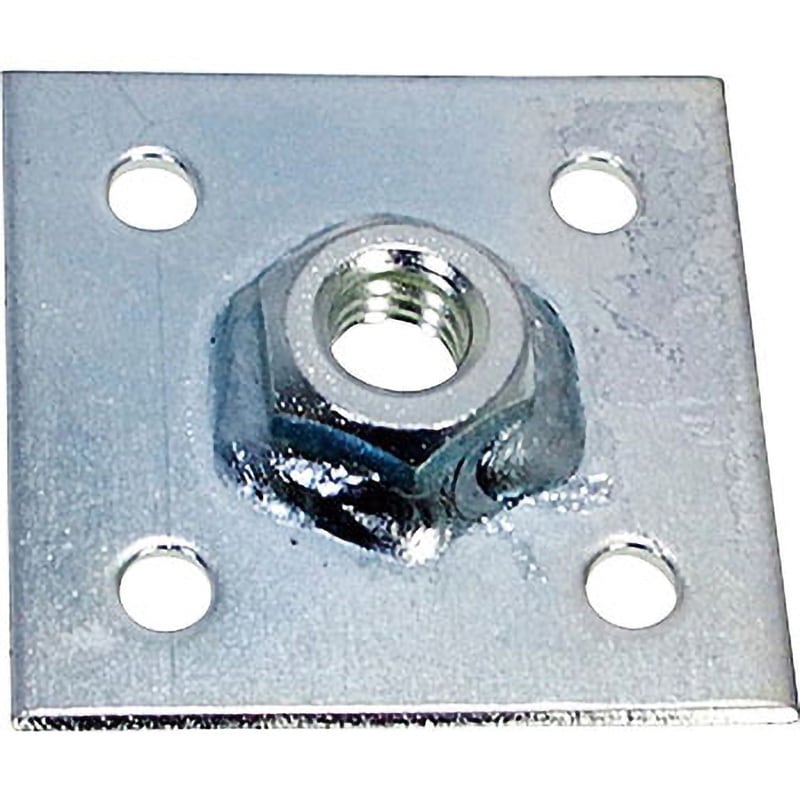 八幡ねじ 六角ナット 1種 三価クロメート M4 4580141789638 W1⁄4 板付