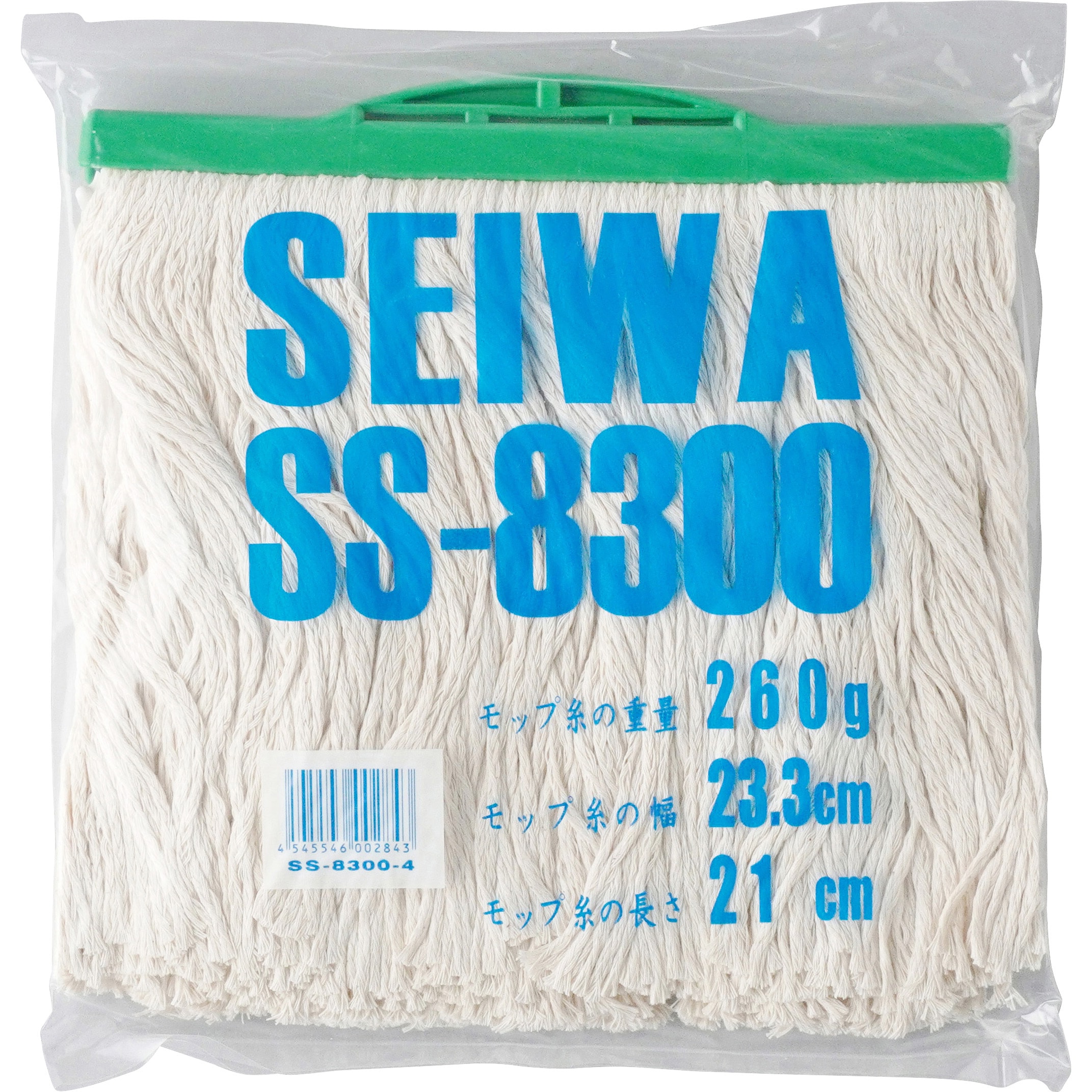 割引購入 SS-8300-4(緑) 長さ セイワ ながもちモップ替糸8寸(23cm)260g K-POP・アジア