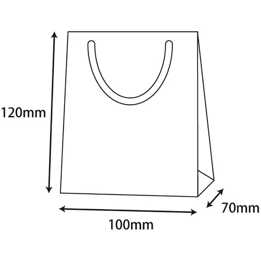 42187 ブライトバッグ 黒 cotta 幅100mm奥行70mm高さ120mm 1枚(800枚)