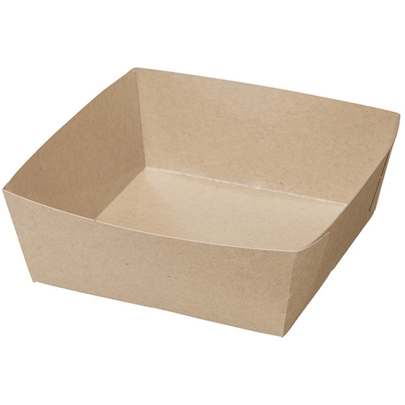 43161 IKクラムトレーK95 cotta 容量428mL 寸法底96.5×96.5×H40mm 1枚(100枚)