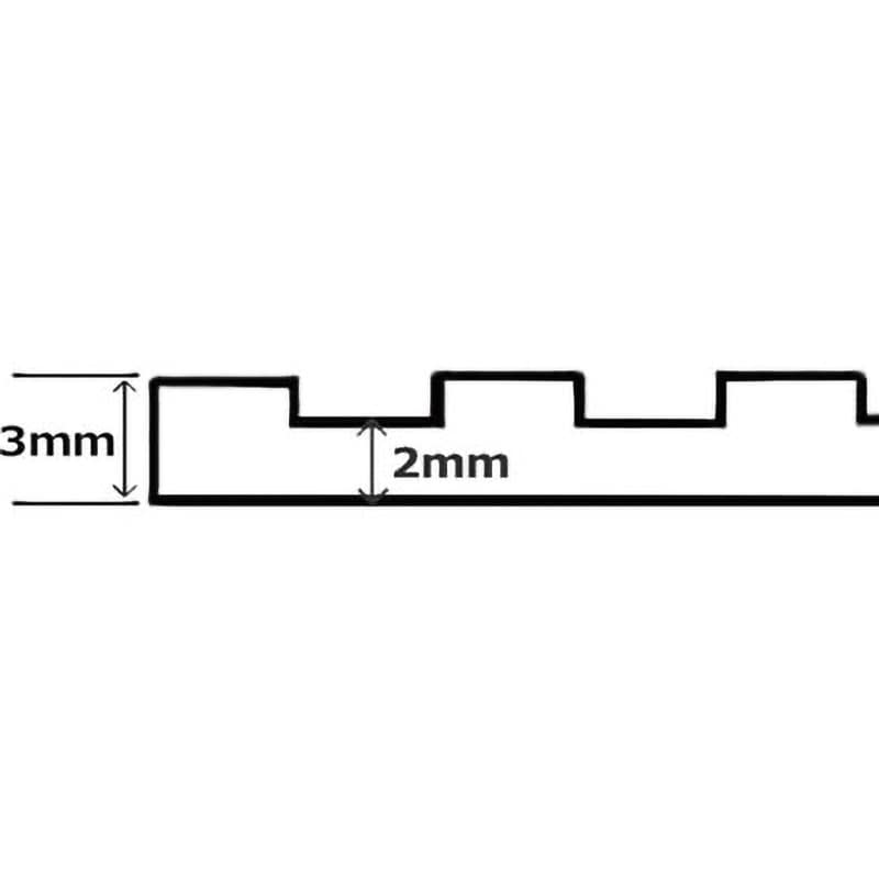 縦筋 ゴムマット B山 モノタロウ 厚さ3mm寸法1×10m - 【通販 縦筋 ゴムマット B山 モノタロウ 厚さ3mm寸法1×10m - 【通販