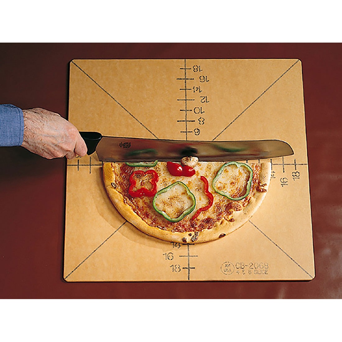 45384 AM ピザカッティングガイド (4等分8等分用) 1枚(1枚) cotta 【通販モノタロウ】