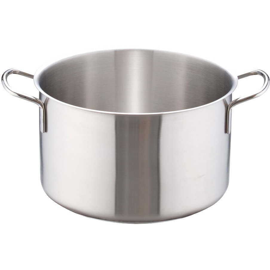 45571 ムラノ インダクション18-8半寸胴鍋(蓋無)32cm cotta 容量16L