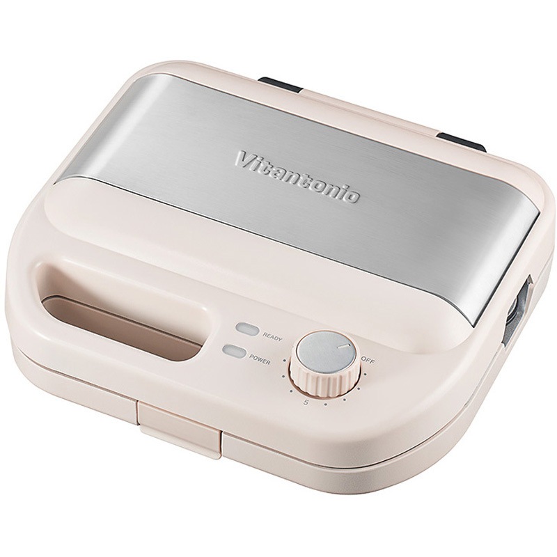 46259 ビタントニオ ワッフル&ホットサンドベーカー アイボリー 1個(1