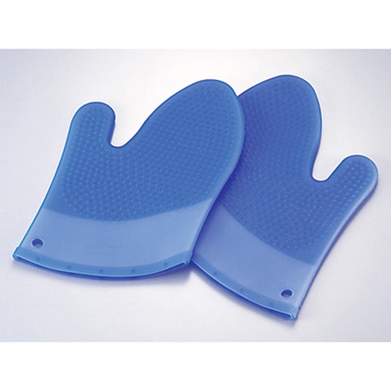 60500 シリコンオーブンミトン(2枚) cotta 全長250mm 1セット(1セット)