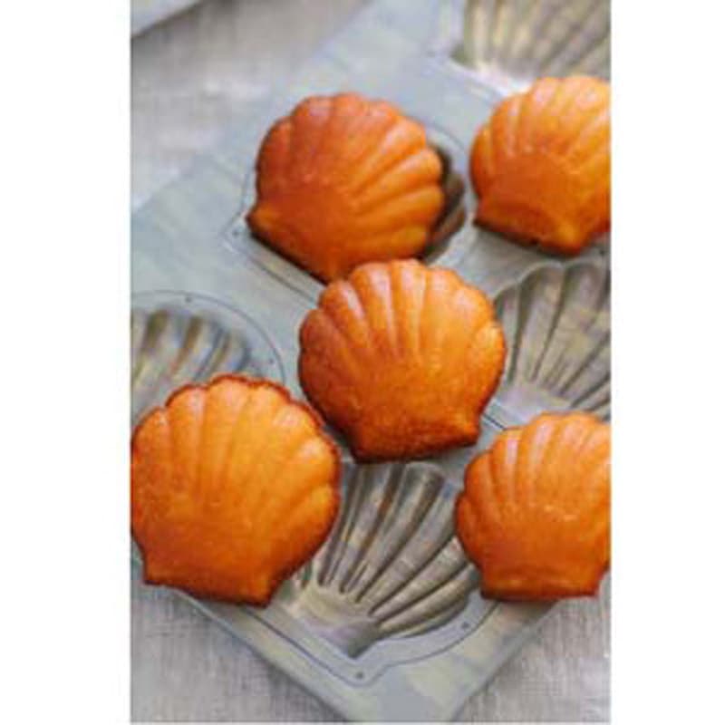 千代田金属 シリコン 加工 マドレーヌ型 貝 天板 8個付 シェル 型