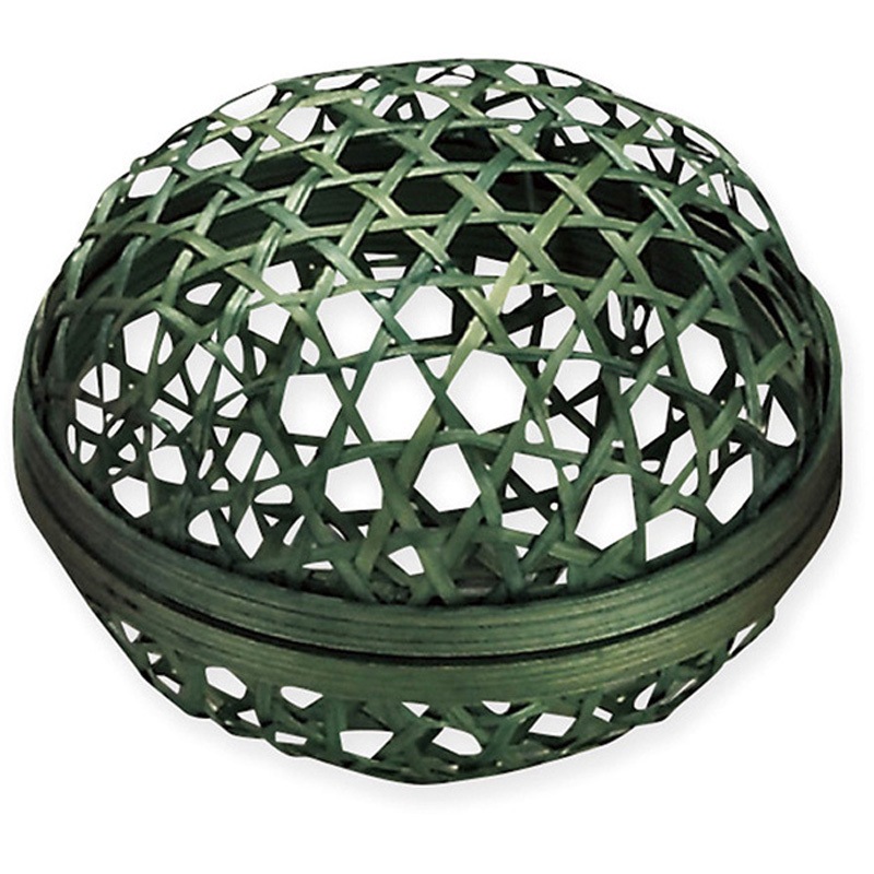 99549 カゴ 六ツ目編マリモ篭13 緑 1個(10個) cotta 【通販モノタロウ】