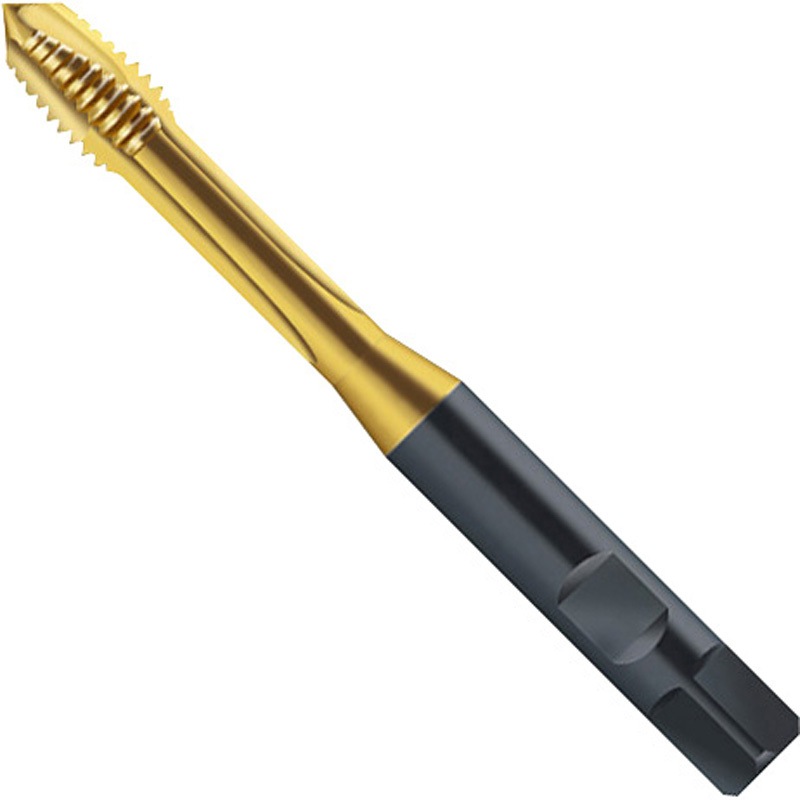 S2126305-M8X1 HSS-Eマシンタップ TINコート(メートル細目ねじ)(同期送り加工専用マシンタップ) プロトティップ 精度6HX 呼び寸法M8ピッチ1mm