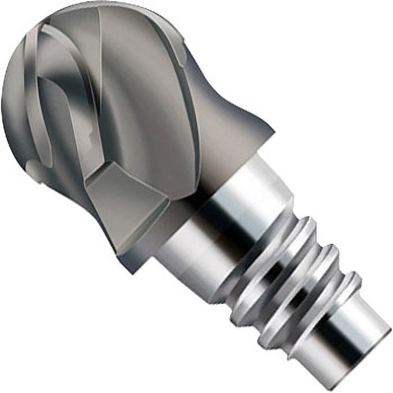 H8E11118-E12-12 ConeFitヘッド交換式 超硬ボールノーズエンドミル TAXコート プロトティップ 4枚刃 シャンク径E12mm  H8E11118-E12-12