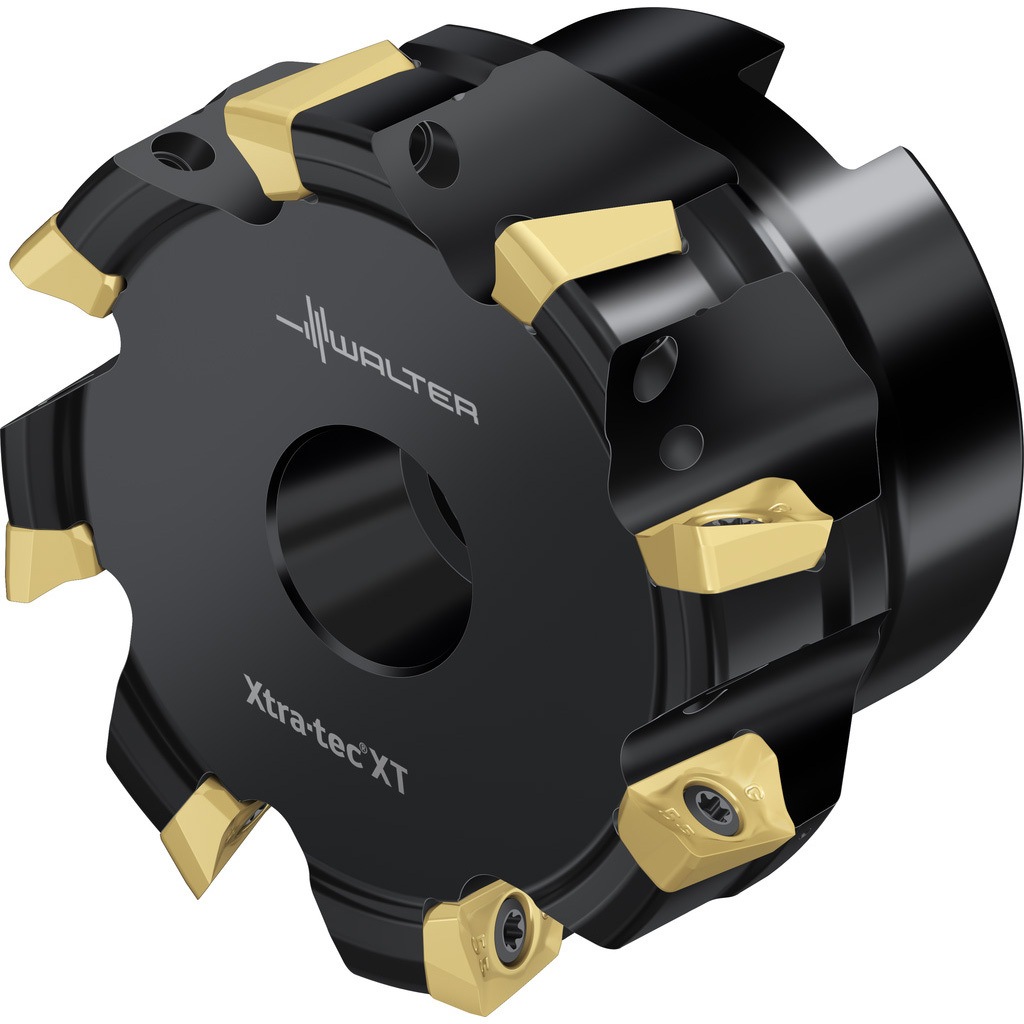 M5130.051-B19-07-12 肩削りカッター M5130 円筒穴横キー溝DIN138 インチ ワルター 7枚刃 全長40mm