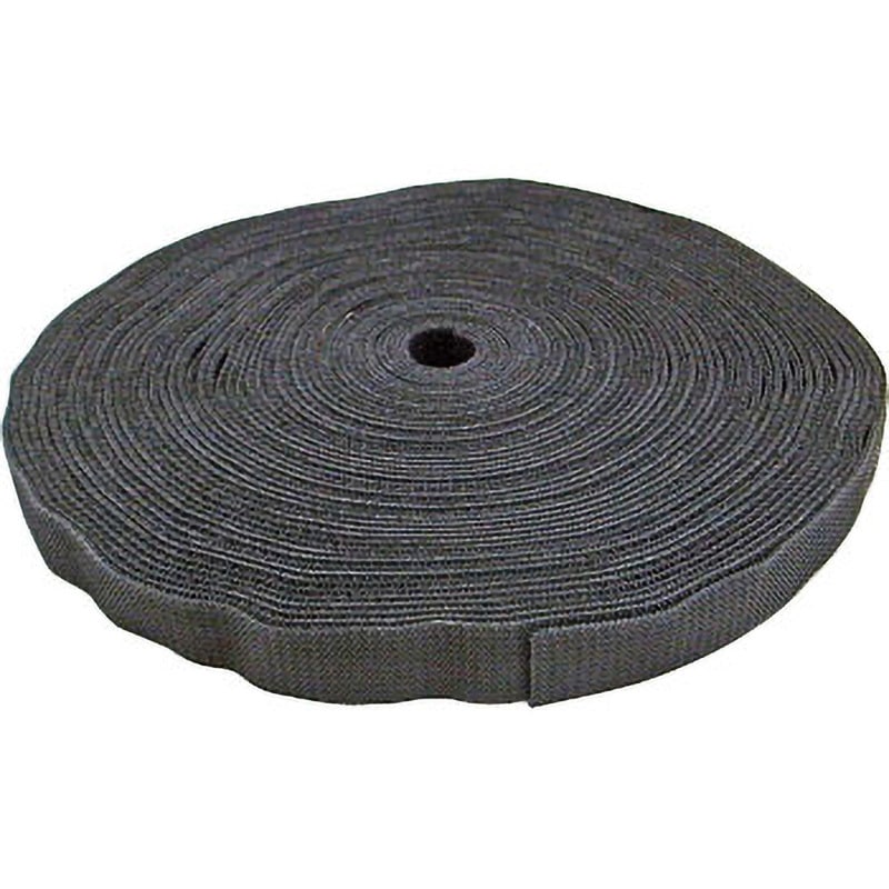 F9980Y 両面マジックテープ(簡単結束) 黒 25m クラレファスニング 幅