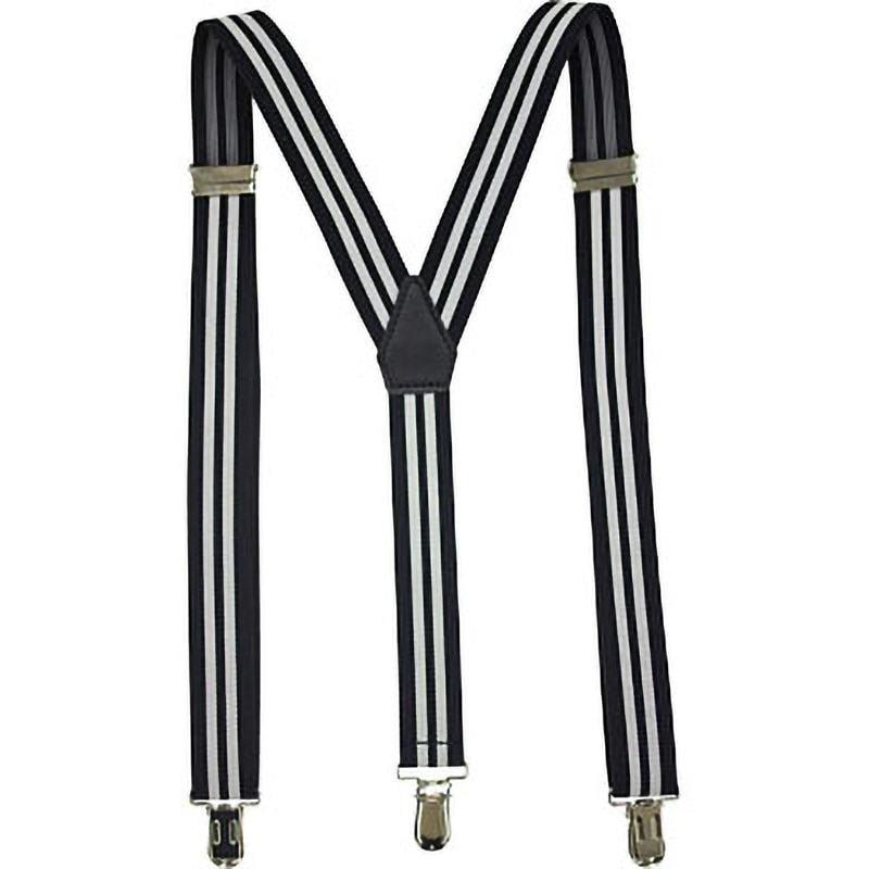 明日まで限定値下げ！atlast&co レザー切り替えストライプ サスペンダー セール】20mm Yタイプサスペンダー（サスペンダー）｜Editors