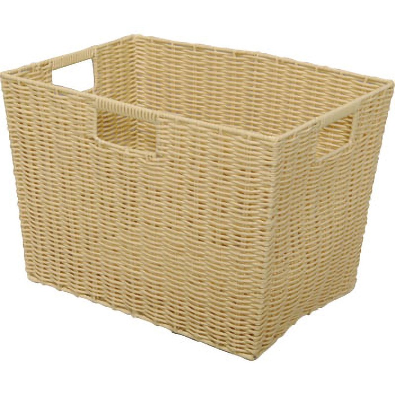 KAB-38D カラー編みバスケット 深型 1個 アイリスオーヤマ 【通販