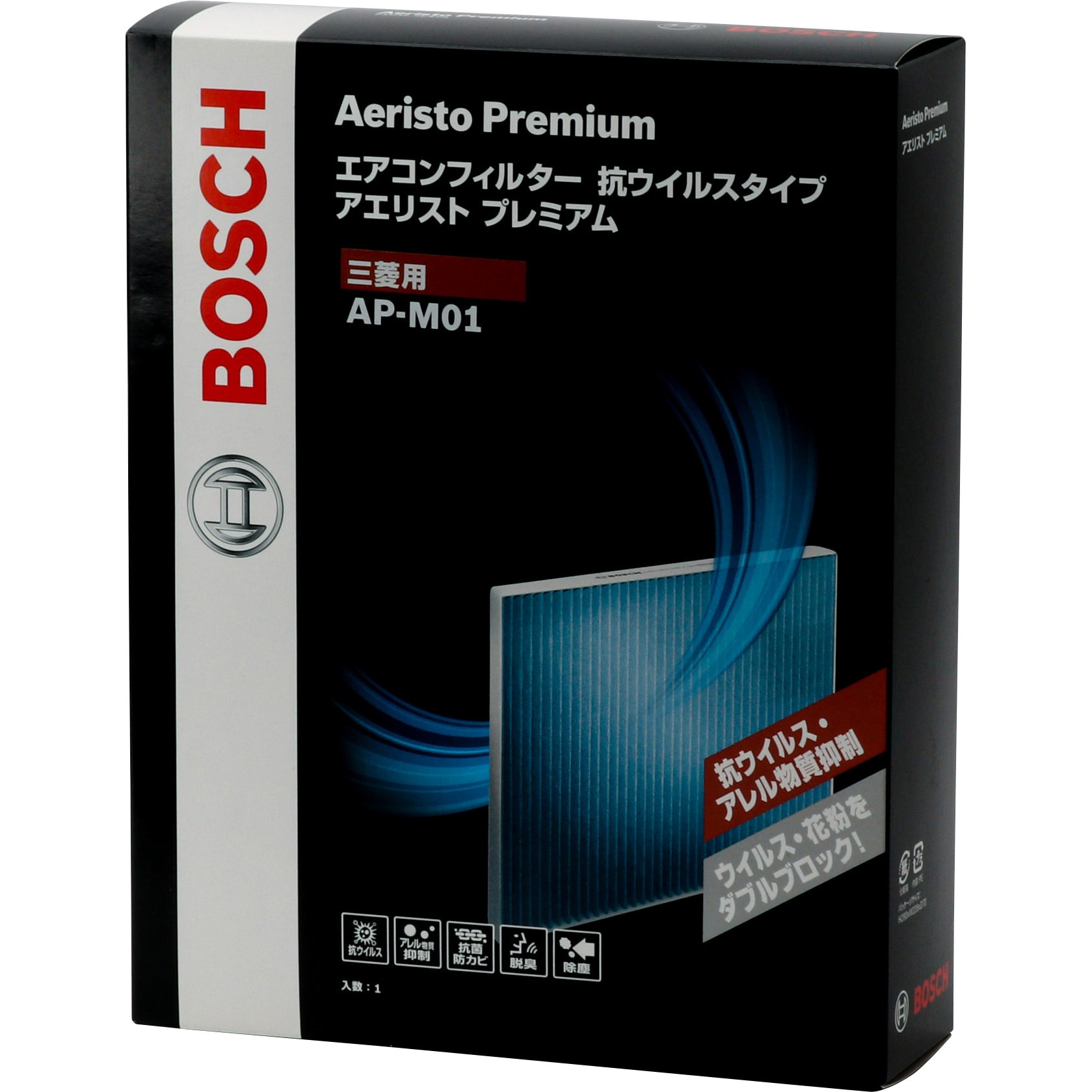 AP-M01 エアコンフィルター アエリストPremium(国産車用) 1個 BOSCH