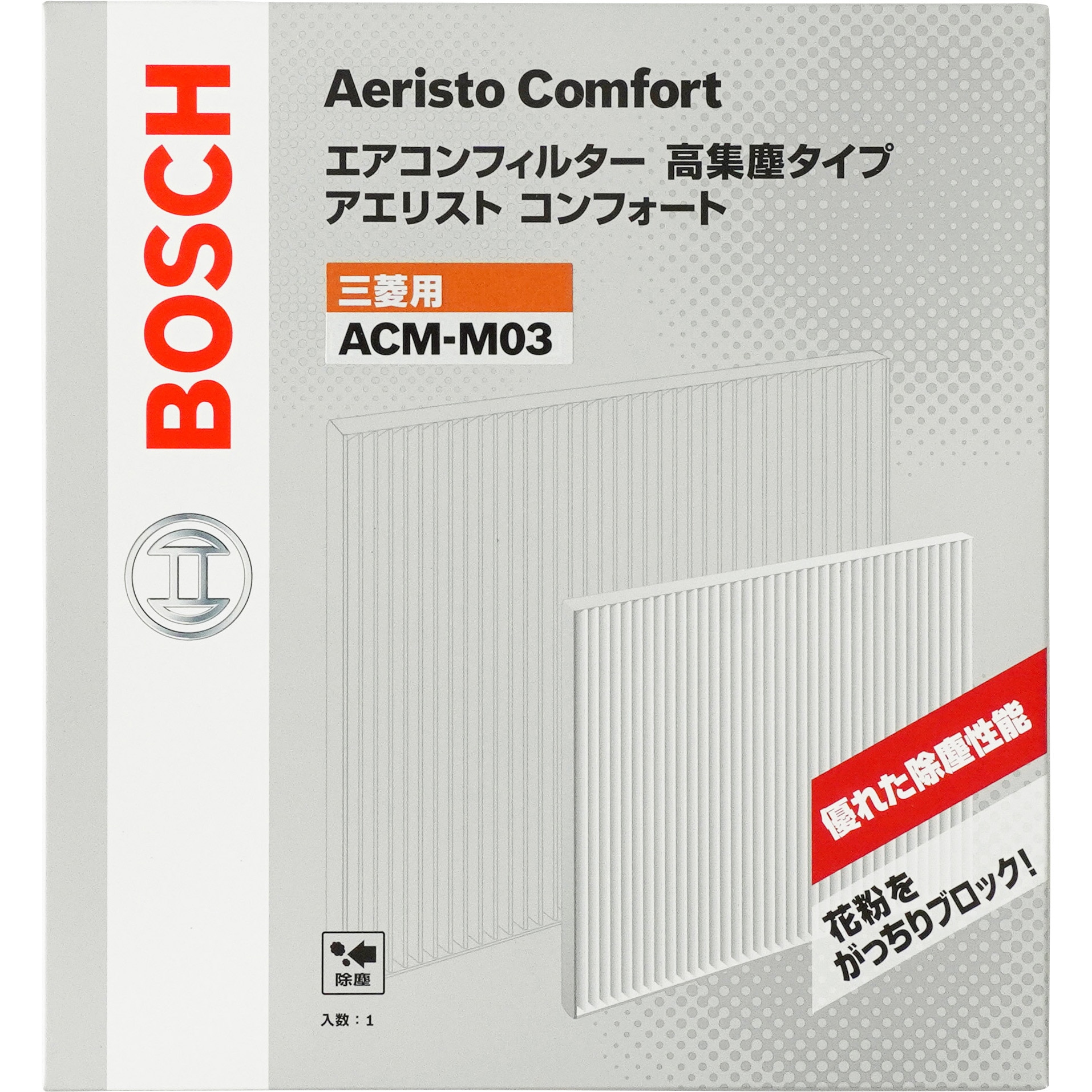 ACM-M03 エアコンフィルター アエリストConfort(国産車用) 1個 BOSCH