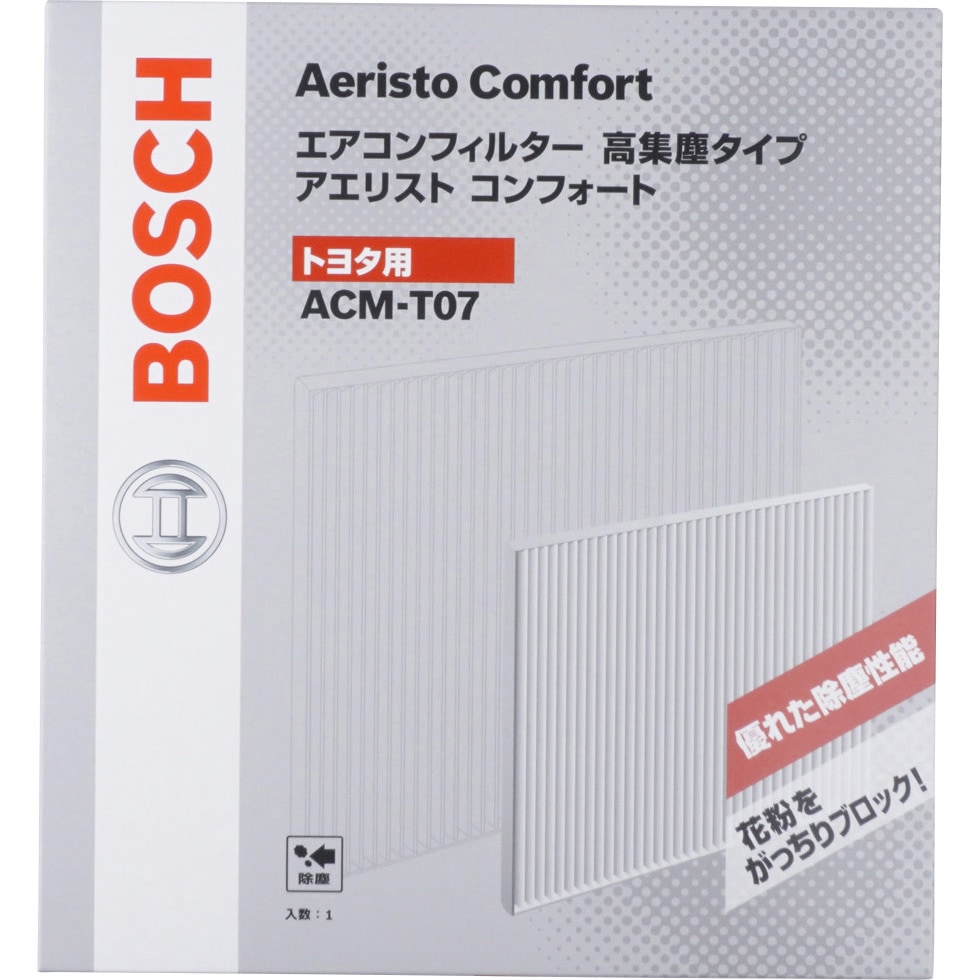 ACM-T07 エアコンフィルター アエリストConfort(国産車用) 1個 BOSCH
