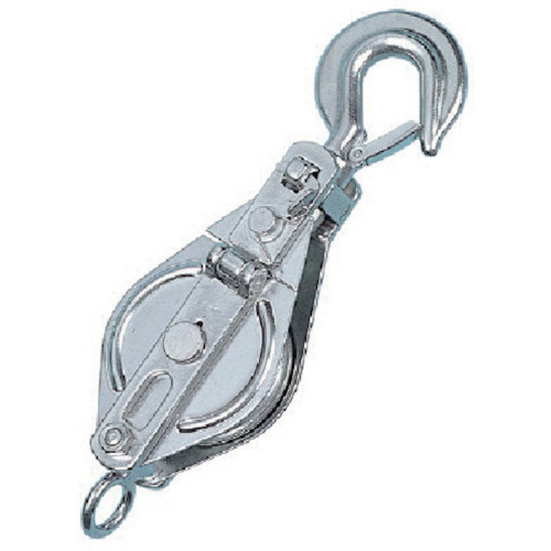 100X1SS ステンレス一車スナッチ スリーエッチ 荷重1t フック型   100X1SS