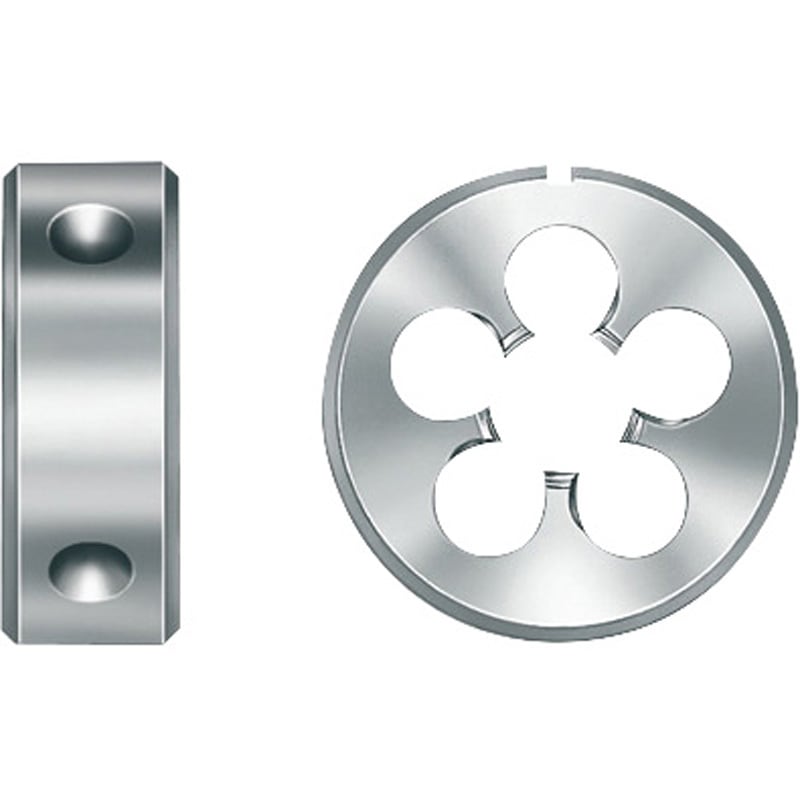 61000-M10X1 ダイス ノンコート(メートル細目ねじ) ワルター 材質HSS 呼び寸法M10ピッチ1mm