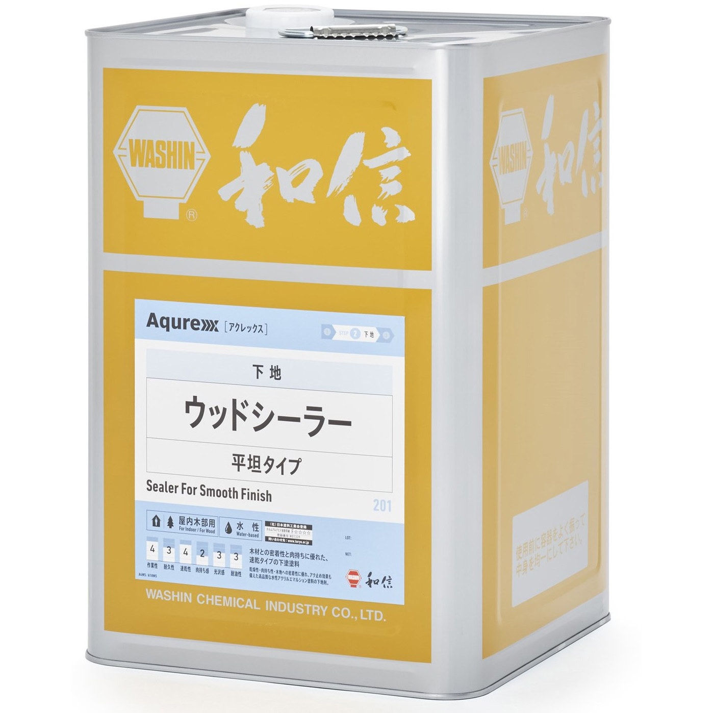 Aqurex(アクレックス)ウッドシーラー 1缶(16kg) 和信化学工業 【通販サイトMonotaRO】