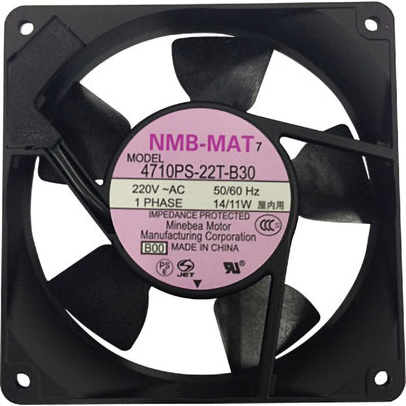 11925PB-B2L-EA-00 ACファンモータ NMB(ミネベア) AC220V 取付角寸法