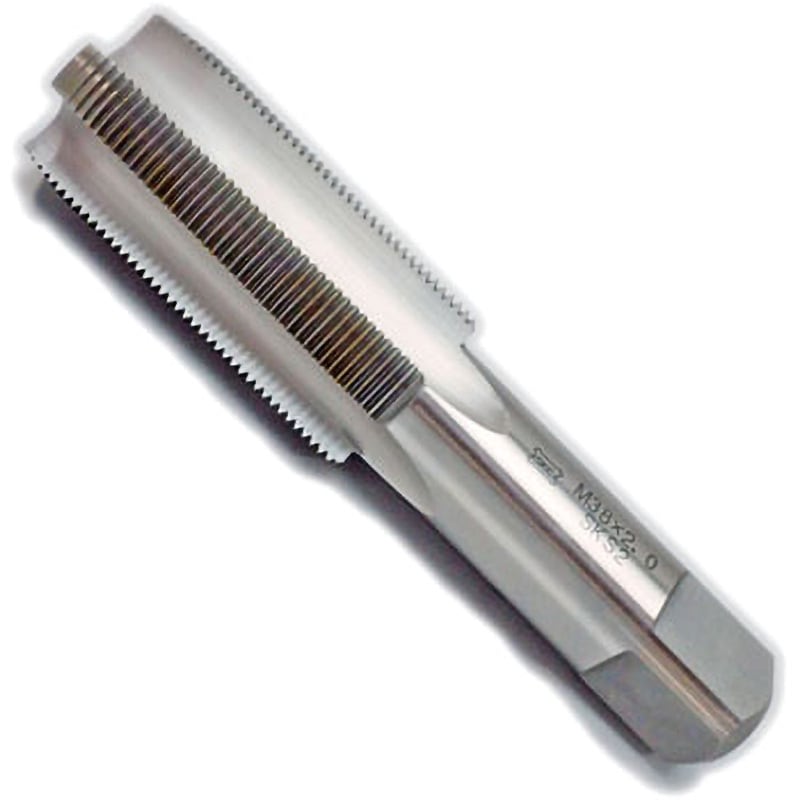 ねじ切りハンドタップM15-2　管094-10-01-01R M10×1.0 ねじ切中タップ 新潟精機(SK) 合金工具鋼製 ねじ径M10