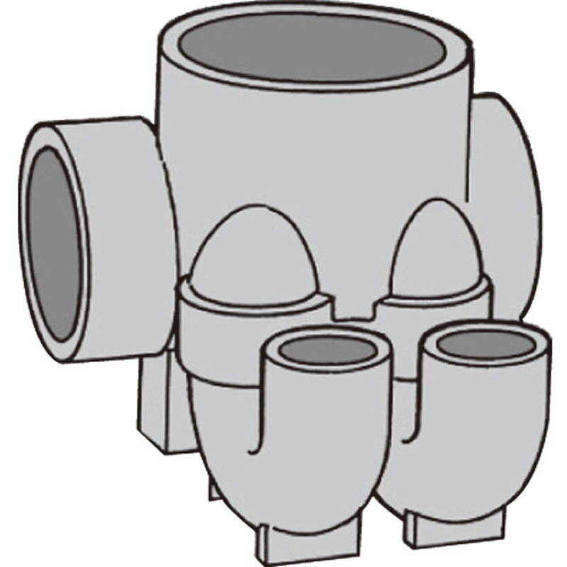 MX-UTW右100X50S-150 ビニマス MX 100-150 2本トラップ(MX-UTW) 1個 前澤化成工業 【通販モノタロウ】 5,626円