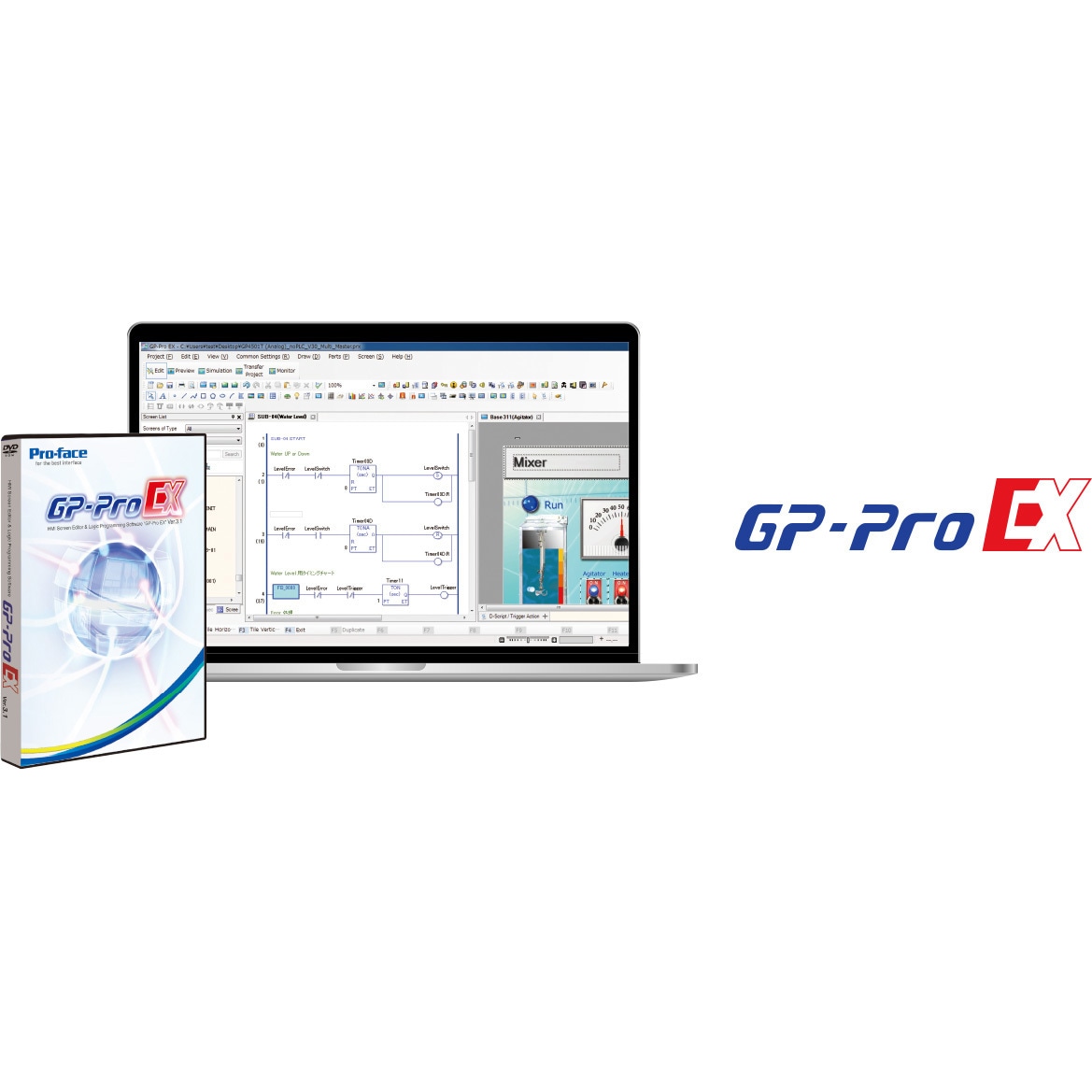 PFXEXEDV40CL 画面作成ソフトウェア GPPro EX 1個 Pro-face