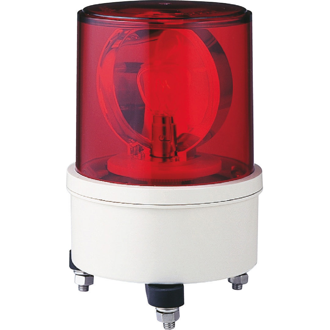 AM-24R 中型 電球回転灯 Φ130 AMシリーズ シュナイダーエレクトリック 赤色   AM-24R