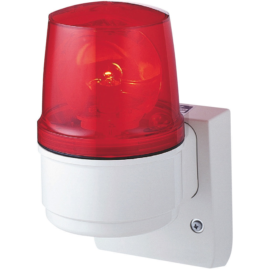 ASL-100R 小型 電球回転灯 Φ110 ASLシリーズ シュナイダーエレクトリック 消費電力7W 赤色   ASL-100R