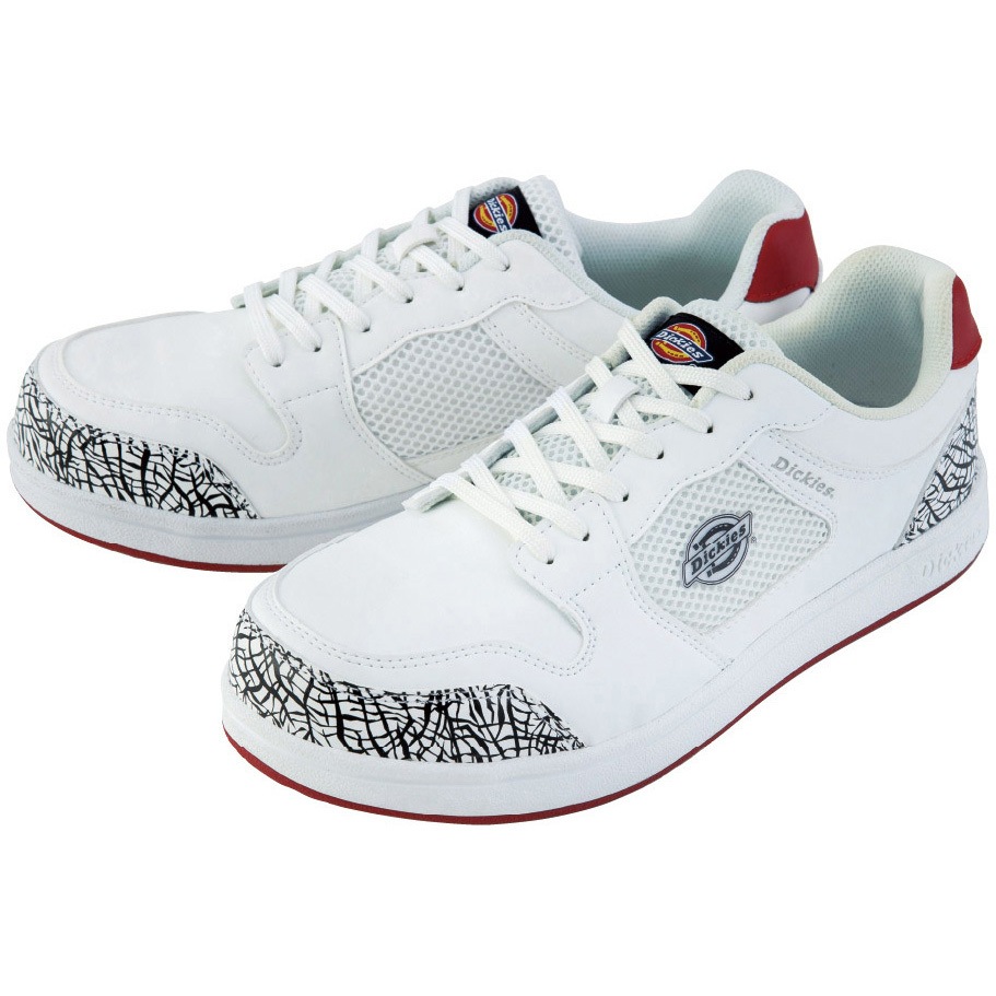 みぃです D-3317 セーフティースニーカー Dickies(ディッキーズ) ホワイト色