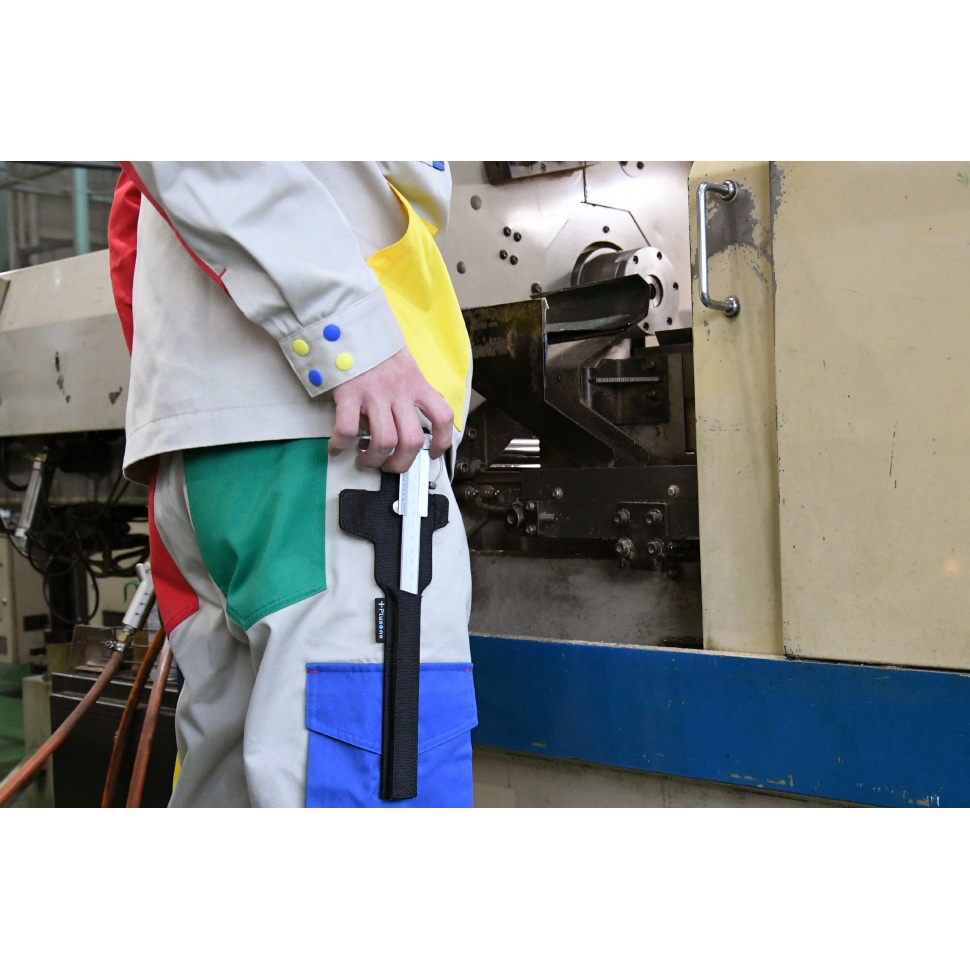 19899+NH-73 アナログノギス ノギスホルダー付き シンワ測定 測定範囲0.05～150mm