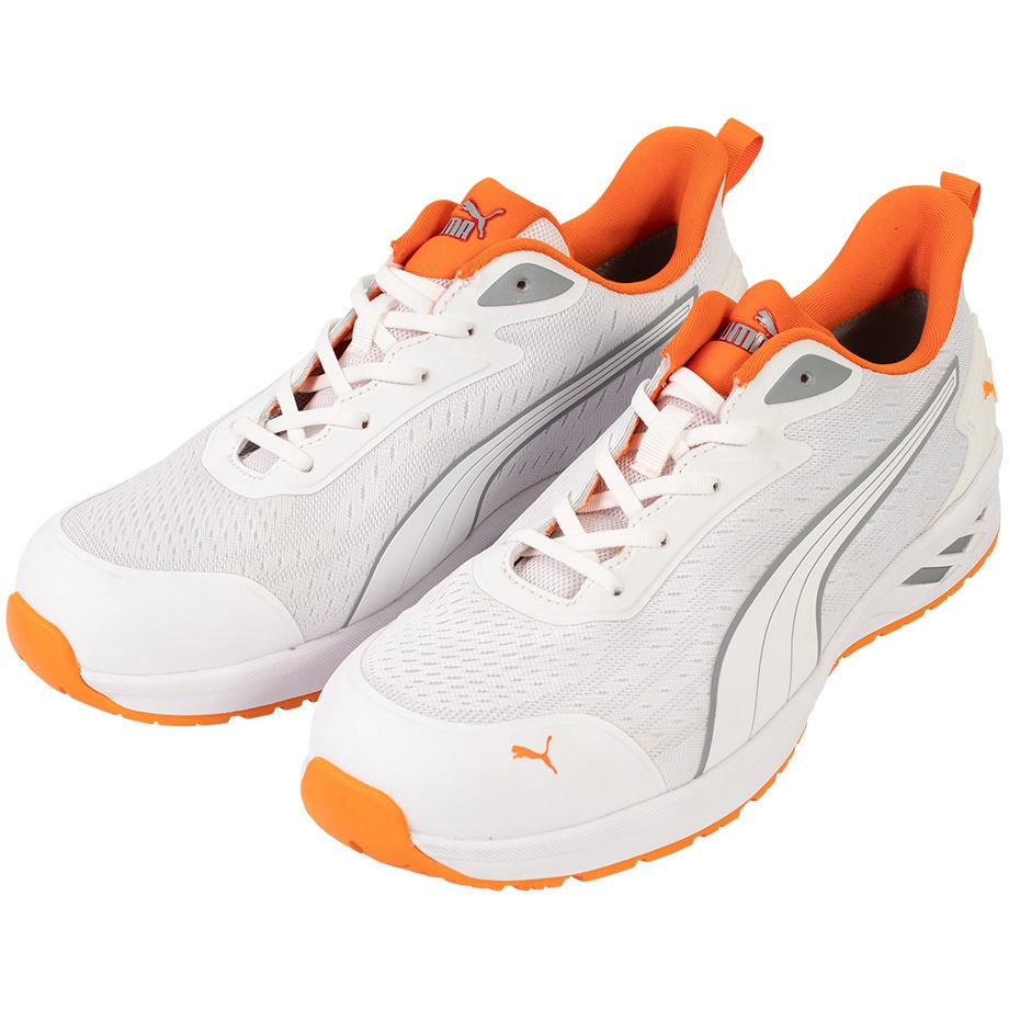 8 PUMA Glide White Low 27cm 安全靴 64.404.0 GLIDE WHITE LOW グライド ホワイト ロー PUMA SAFETY(プーマ