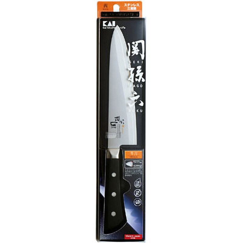 000AE2907 関孫六 茜 牛刀 貝印 刃渡り180mm 000AE2907 - 【通販